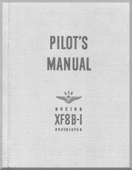 Boeing XF8B-1 Aircraft Pilot's Handbook Flight Manual - 