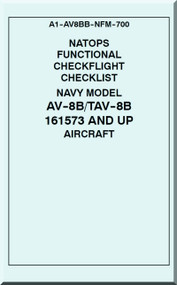 Mc Donnell Douglas AV-8B TAV-8B Aircraft NATOPS Functional CheckFlight Checklist Manual - A1-AV8BB-NFM-700 -