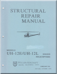 Hiller UH-12 E, L Helicopter Structural Repair Manual - 1996