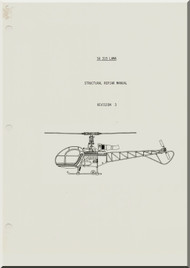 Sud Aviation / SNCASE SA-315 Lama Helicopter Structural Repair Manual - Revision 3