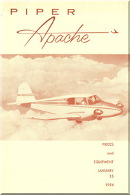 Piper Aircraft Pa-23-150 Apache Price List - 1954 