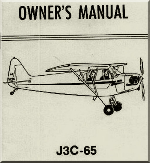Piper Aircraft  J-3-65  Owner's  Handbook Manual