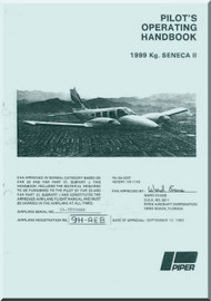 Piper Aircraft Seneca II 1900 Kg PA-34-200 T Pilot's Operating Manual -

Your image was added to the product.