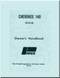 Piper Aircraft Pa-28-140 Cherokee140 Aircraft Owner's Handbook Manual