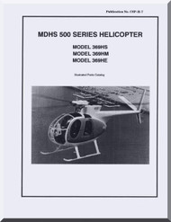 Mc Donnell Douglas  Helicopters  Model  369 HE HS HM Illustrated Parts Catalog Manual