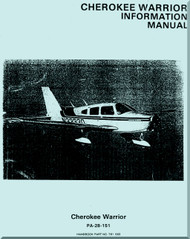 Piper Aircraft Pa-28-151 Cherokee Warrior Aircraft Information Manual - 761 562