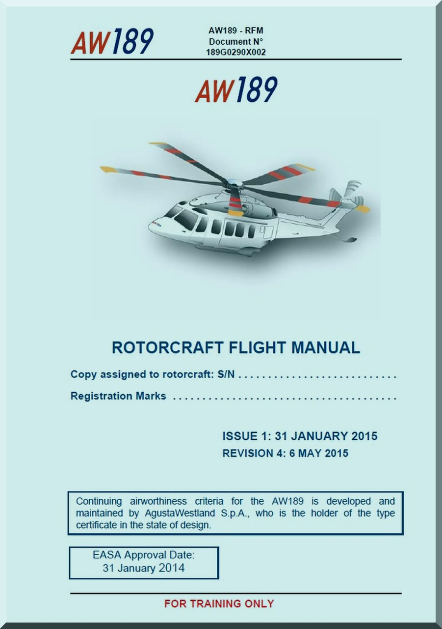 Agusta Westland AW 189 Helicopter / Rotorcraft Flight Manual