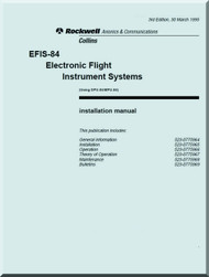 Rockwell Collins EFIS-84 Installation Manual 3rd Edition - 1995
