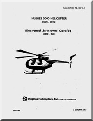 Hughes Mc Donnell Douglas  Helicopters  369 D  Illustrated Structures Catalog  Manual