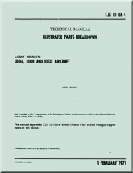 Helio U-10 A, B, D Aircraft Illustrated Parts breakdown Manual - 1U-10A-4 -1971