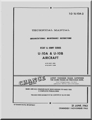  Helio U-10 A, B Aircraft Organizational Maintenance Instructions Manual - 1U-10A-2 -1963