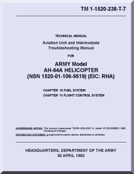 Boeing Helicopter AH-64 A Aviation Unit Maintenance Manual -1992, TM 1-1520-238-T-7 