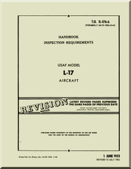 North American Aviation L-17 Aircraft Illustrated Handbook Inspection Requirements Manual - 1L-17A-6 - 1953