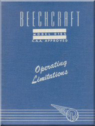 Beechcraft D 18 S Aircraft Operating Limitations Manual - 1948