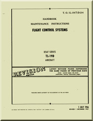 Cessna TL-19 D Aircraft Maintenance Instructions - Flight Control Systems Manual - T.O. 1L-19(T)D-2-4 -1956