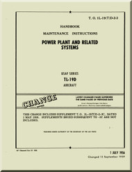 Cessna TL-19 D Aircraft Maintenance Instructions - Power Plant and Related Systems Manual - T.O. 1L-19(T)D-2-3 -1956