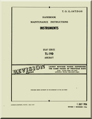 Cessna TL-19 D Aircraft Maintenance Instructions - Instrument Manual - T.O. 1L-19(T)D-2-5 -1956