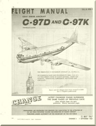 Boeing C-97 D, K Aircraft Flight Manual - T.O. 1C-97D-1 - 1967