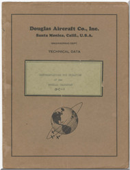 Douglas DC-1 Aircraft Recommendations for Operations Manual -