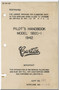 Curtiss SB2C-1 Aircraft Pilot's Handbook Manual - 1942