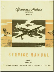 Grumman G-73 Aircraft Service Manual V-1 - August 1951
