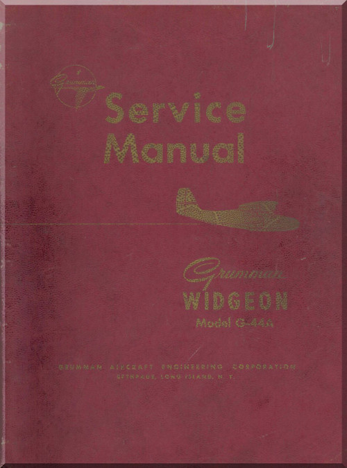 Grumman G-44 A Aircraft Service Manual - V.1 - 1943