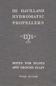 De Havilland Aircraft Propellers Hydromantic  Note for Pilot and Ground Staff Manual  
