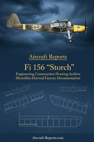 Fieseller Fi156 " Storch " Aircraft Blueprints Engineering Construction Drawings on USBD or  Download