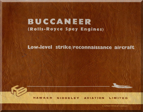 Blackburn Buccaneer Aircraft Technical Brochure Manual - 88 pages - 1970