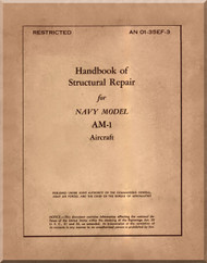 Glenn Martin AM-1 Mauler Structural Repair Manual - 01-35F-3 - 1947