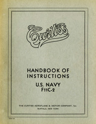 Curtiss F11-C2 Goshawk Series Handbook Instructions - Assembly and Maintenance Manual - Form .142- 1932 -
