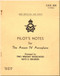 Avro Anson IV Aircraft Pilot's Notes Manual - RCAF - C.A.P. 404 - 1944