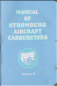 Stromberg Aeroplane Aircraft Carburetors Manual - 1924