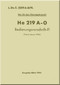Heinkel He-219 A-0 Aircraft Operating Instructions Manual - D(Luft)T 2219 A-0/Fl , Bedienvorschrift-Fl, 1944. (German Language)