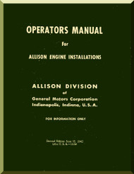 Allison V-1710  Aircraft Engine Operator's  Manual