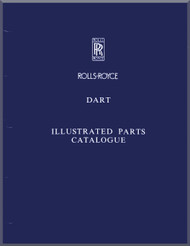 Rolls Royce " Dart " 510, 51A, 515 Aircraft Engines Illustrated Parts Catalog Manual - T.S/ D/616 - 1966