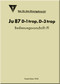 Junkers JU 87 D-1 trop, D-3  trop     Aircraft Operating Instructions Manual , Bedienungsvorschrift-Fl , 1942 -  (German Language)