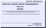 Allison T56-A-16   Aircraft Engine Repair Requirements Manual  ( English Language ) - NAVAIR 02B-5DE-6-4 - 1971