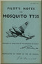 De Havilland DH98  Mosquito TT35  Aircraft Pilot's Notes Manual - A.P.2653S-P.N. - 1952 (English Language)