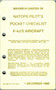 Mc Donnell Douglas  F-4 J/S ,  Aircraft NATOPS Pilot's Pocket Checklist  Manual -   NAVAIR 01-245FDD-1B -  1988