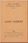 Clerget Blin 110 Hp.  Aircraft Engine Technical Manual   ( English Language )