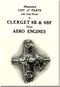 Clerget Blin 9B 9BF  Aircraft Engine Parts List Manual   ( English Language )