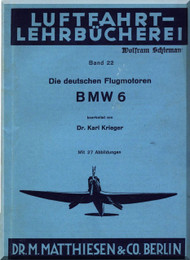 Bayerische Motorenwerke - BMW  Aircraft Engine Handbook Service Instruction Manual  ( German Language ) Luftfart- Lehrbucherei