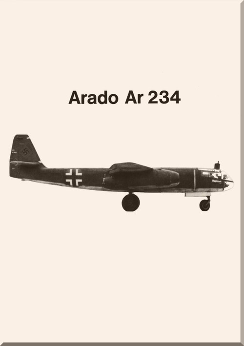 Arado AR.234   Aircraft  Document Bundle  Manual , Dokument Konvolut, 241 pages , 1944,  (German Language)