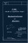 Messerschmitt P.1100 Aircraft  Construction Description Manual , Baubeschreibung    (German Language) - 1944