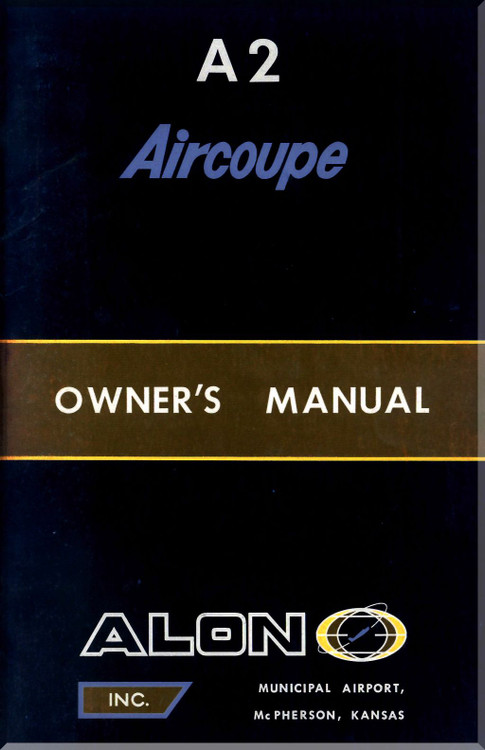 Erco Ercoupe Alon A2 Aircoupe Aircraft Owner's Manual  -1965