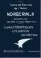 Nord  (SNCAN)  1203 Norecrim  Specification, Flight  Operation  and Maintenance, Caracteristiques , Utilisation and Entreitien     Manual   (French Language) - 1950