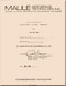 Maule Aircraft Model  MX-7-180 B   FAA Approved Flight Manual  - 1999
