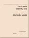 Cessna 210  Centurion Series Aircraft Service Manual  from 1970 to 1976