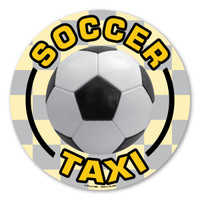 Soccer Taxi Magnet